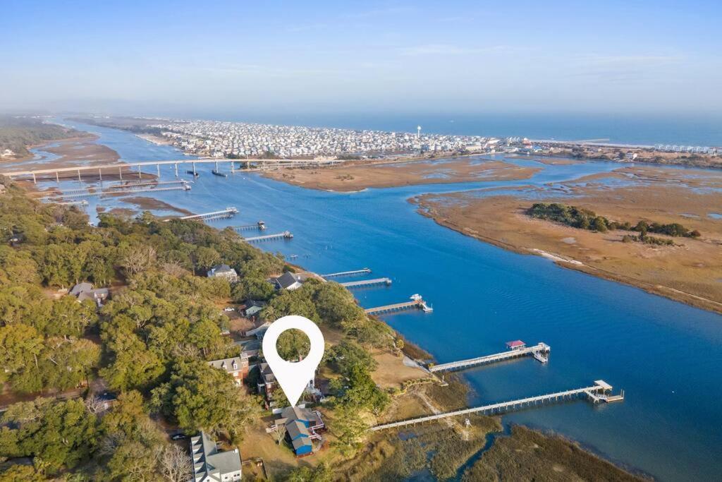 Willa Dolphin Cove - Whole Waterfront House With Dock Ocean Isle Beach Zewnętrze zdjęcie